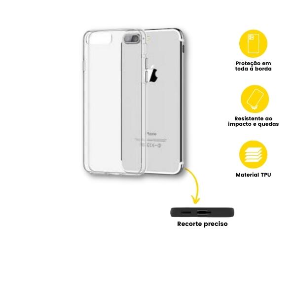 Capa Rígida Transparente iPhone 7_8 Plus-Rei-das-Capas-2