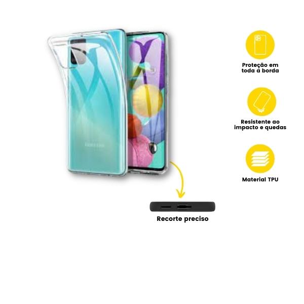 Capa Ultra Fina Transparente Samsung Galaxy A71-Rei-das-Capas-2