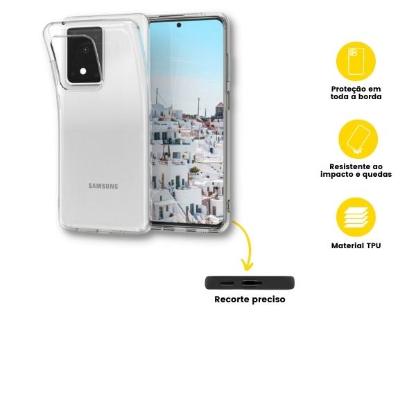 Capa Ultra Fina Transparente Samsung Galaxy S20 Ultra-Rei-das-Capas-2