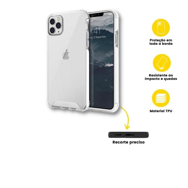 Capa Ultra Fina Transparente iPhone 11 Pro Max-Rei-das-Capas-2